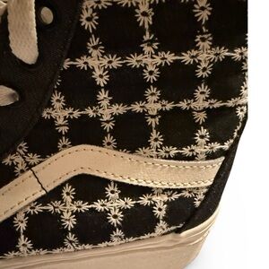 Vans Sk8-Hi Tapered Stackform Denim Mix Black and White Colorway Men 6 Women 7.5